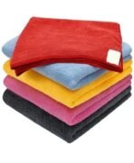namo creation Microfiber Vehicle Washing Cloth (Pack Of 5, 250 GSM) - Image 2