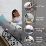 MasterG J-Shaped Maternity Pragnancy Breastfeeding Pillow - Image 3