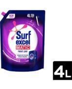 Surf excel Matic Front Load Liquid Detergent Refill Pouch Fresh Liquid Detergent (4 L)