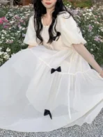 Bow A-Line Dress [AA1097 / 11] - Image 3