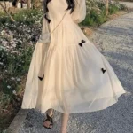 Bow A-Line Dress [AA1097 / 11]