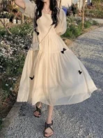 Bow A-Line Dress [AA1097 / 11] - Image 4