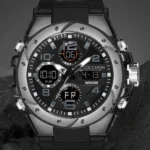Analog Digital Watch for Men | Multifunction Dual Display Wrist Watch Analog-Digital Watch  - For Men LCDA8004  (AA1104/285)