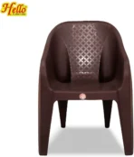 HELLO 4 Seater Dining Table Set for Home Garden Cafeteria Plastic 4 Seater Dining Set (Finish Color -Dark Brown, DIY(Do-It-Yourself))[AA1098/99] - Image 2