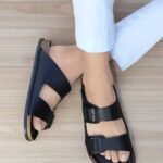 Men Slides (Black , 6)