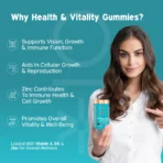 Health & Vitality Gummies with Multivitamins & Biotin (2 x 60 No)(AA1103/67) - Image 3