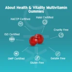 Health & Vitality Gummies with Multivitamins & Biotin (2 x 60 No)(AA1103/67) - Image 2