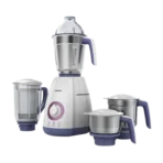 PHILIPS Viva Collection 750 Watt 4 Jars Mixer Grinder (19500 RPM, Auto Cut Off Protection, White/Blue)