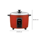 Panasonic Warmer Series 2.2 Litre Electric Rice Cooker with Keep Warm Function (Red) - Image 2