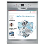 BOSCH Series 6 13 Place Settings Free Standing Dishwasher with Glass Protection Technology (White)