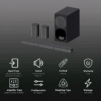 SONY HT-S20R 400W Bluetooth Home Theatre with Remote (Dolby Digital, 5.1 Channel, Black) - Image 2