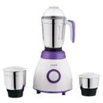 Croma 500 Watt 3 Jars Mixer Grinder (Rust Resistant, White/Purple)