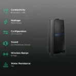 SAMSUNG 1500W Bluetooth Party Speaker (Water Resistant, 2.0 Channel, Black) - Image 2