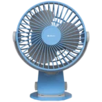 BAJAJ Pygmy Mini 110mm 3 Blade Rechargeable Personal Fan with 1800 mAh Battery (Silent Operation)