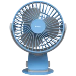 BAJAJ Pygmy Mini 110mm 3 Blade Rechargeable Personal Fan with 1800 mAh Battery (Silent Operation)