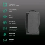 Lenovo Urban B535 Polyester Laptop Backpack for 15.6 Inch Laptop (17 L, Water Resistant, Charcoal Grey) - Image 2