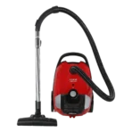 Croma 1600W Dry Vacuum Cleaner with Cyclonic Technology (Reusable Dust Bag, Red)