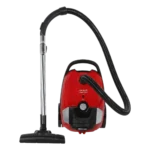 Croma 1600W Dry Vacuum Cleaner with Cyclonic Technology (Reusable Dust Bag, Red)