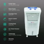 BAJAJ Frio New 23 Litres Personal Air Cooler with Typhoon Blower Technology (Anti Bacterial Hexacool Master, White) - Image 3