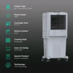 Symphony HiFLO 40 Litres Room Air Cooler with i-Pure Technology (Cool Flow Dispenser, Light Grey) - Image 2