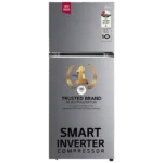 LG 380 Litres 2 Star Frost Free Double Door Refrigerator with Smart Diagnosis (GL-N412SDSY, Dazzle Steel)