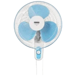 USHA Mist Air Flo 400mm 3 Blade Inverter Technology Wall Mounted Fan (Easy Tilt, Light Blue)