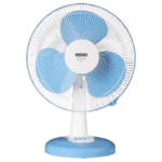 USHA Mist Air Flo 400mm 3 Blade Inverter Technology Table Fan (Durable Design, Light Blue)