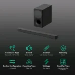 SONY HT-S400 330W Bluetooth Home Theatre with Remote (Virtual Sound Technology, 2.1 Channel, Black) - Image 2