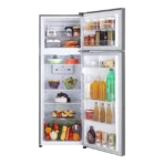 LG 288 Litres 2 Star Frost Free Double Door Convertible Refrigerator with Multi Air Flow (GL-S322SPZY.APZZEB, Shiny Steel) - Image 2