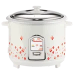 Butterfly Blossom 1.8 Litre Electric Rice Cooker with Cool Touch Body (White)