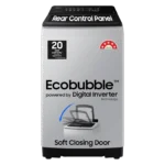 SAMSUNG 8 Kg 5 Star Inverter Fully Automatic Top Load Washing Machine (WA80BG4441BGTL, Diamond Drum, Light Grey)