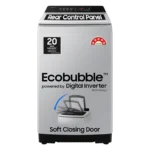 SAMSUNG 7 Kg 5 Star Inverter Fully Automatic Top Load Washing Machine (WA70BG4441YYTL, Ecobubble Technology, Lavender Grey)