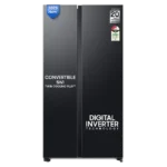 SAMSUNG 653 Litres 3 Star Side by Side Convertible Refrigerator with AI Energy Mode (RS76CG8113B1HL, Black DOI)