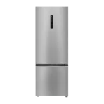 Haier 325 Litres 3 Star Frost Free Double Door Bottom Mount Convertible Refrigerator with Triple Inverter Technology (HRB-3753BBS-P, Brushline Silver)