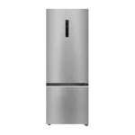 Haier 325 Litres 3 Star Frost Free Double Door Bottom Mount Convertible Refrigerator with Triple Inverter Technology (HRB-3753BBS-P, Brushline Silver)