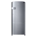 SAMSUNG Stylish Grande 183 Litres3 Star Direct Cool Single Door Refrigerator with Anti Bacterial Gasket (RR20C2Y23S8/HL, Elegant Inox)