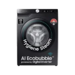 SAMSUNG 12 kg 5 Star Inverter Fully Automatic Front Load Washing Machine (WW12T504DAB/TL, Built-In Heater, Black Caviar)