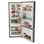 Whirlpool Intellifresh Pro 370 312 Litres 3 Star Frost Free Double Door Bottom Mount Convertible Refrigerator with 6th Sense Technology (Steel Onyx) - Image 3