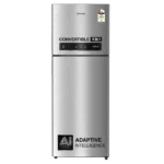 Whirlpool Intellifresh Platina 515 467 Litres 2 Star Frost Free Double Door Convertible Refrigerator with 6th Sense Technology (Grey)