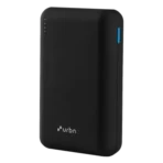urbn 20000 mAh 22.5W Fast Charging Power Bank (1 Type A & 2 Type C Ports, 12 Layer Circuit Protection, Black)