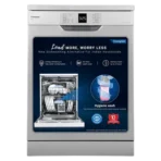 Crompton Voila 14 Place Settings Free Standing Dishwasher with Steam Wash (Dark Silver) - Image 3