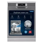 Crompton Voila 13 Place Settings Free Standing Dishwasher with Direct Triple Wash Technology (Silver Inox)