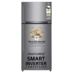 LG 506 Litres 1 Star Frost Free Double Door Refrigerator with Stabilizer Free Operation (GN-H702HLHM.APZQEBN, Platinum Silver)