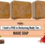 Wood and saffron soap for glowing and refreshing skin(pack of 3)(3*100 g)