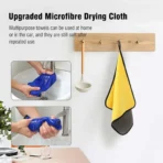 600 GSM Microfiber Cleaning Clothes Wet and Dry Duster Set (Pack of 3) (AA1102/38) - Image 3