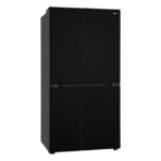 LG 650 Litres 3 Star Frost Free Side by Side Convertible Refrigerator with Smart Inverter Compressor (GLB257DBM3, Black Mirror)