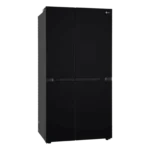 LG 650 Litres 3 Star Frost Free Side by Side Convertible Refrigerator with Smart Inverter Compressor (GLB257DBM3, Black Mirror)