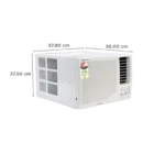 Croma 1 Ton 3 Star Fixed Speed Window AC (Copper Condenser, Dust Filter, CRLA012WAD193305)