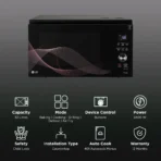 LG 32L Charcoal Convection Microwave Oven with Wi-Fi Support (MJEN326UHW, Black) - Image 2
