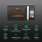 IFB 28L Convection Microwave Oven with 300 Auto Cook Menus (28BC5, Black) - Image 3